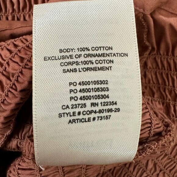 Aritzia Wilfred Coquette Cottagecore Peasant Regency Puff Sleeve Bodycon Dress - Picture 6 of 10